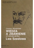 Wiedza a zbawienie Studium myśli Lwa Szestowa