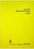 Slavica Wratislaviensia LXXVI