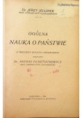 Ogólna nauka o państwie 1921 r.