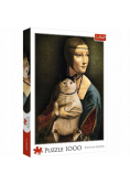 Puzzle 1000 Dama z kotem