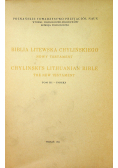 Biblia Litewska Chylińskiego Nowy Testament Tom 3
