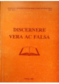 Discernere Vera Ac Falsa
