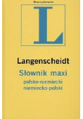 Langenscheidt Słownik maxi polsko niemiecki niemiecko polski