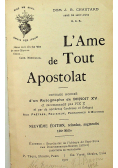 L Ame de tout Apostolat 1927 r