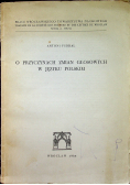 O przyczynach zmian głosowych w języku polskim