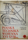 Polska technika wojenna XVI XVIII wieku