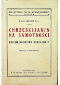 Chrześcijanin na samotności 1931 r.