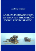 Analiza porównawcza wybranych mierników zysku rezydualnego