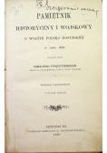 Pamiętnik historyczny i wojskowy, 1898 r.