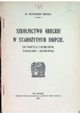 Szkolnictwo greckie w starożytnym Egipcie, 1921 r.