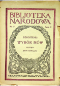 Demostenes wybór mów 1922 r.