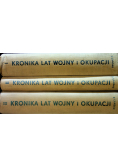 Kronika lat wojny i okupacji 3 tomy