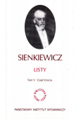 Biblioteka poezji i prozy Sienkiewicz Listy Tom V Część II