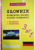 Słownik niemiecko - polski polsko - niemiecki 3 w 1