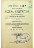 Bolesna męka Pana Naszego Jezusa Chrystusa 1900 r.