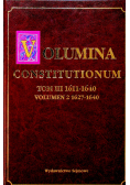 Volumina Constitutionum tom III volumen 2 1627 1640
