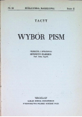 Tacyt Wybór pism