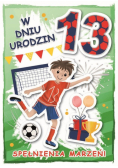 Karnet urodziny 13