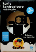 Karty kontrastowe na kółeczku