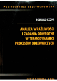 Analiza wrażliwości i zadania odwrotne w termodynamice procesów odlewniczych
