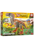 Puzzle 3D Dinozaury - Welociraptor
