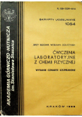Ćwiczenia laboratoryjne z chemii fizycznej