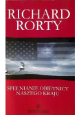Spełnianie obietnicy naszego kraju