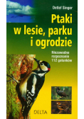 Ptaki w lesie parku i ogrodzie
