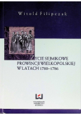 Życie sejmikowe prowincji wielkopolskiej w latach 1780–1786
