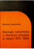 Ideologia narodnicka a literatura rosyjska w latach 1870  1890