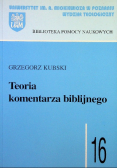 Teoria komentarza biblijnego 16
