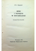 Sens i nonsens w psychologii