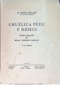 Gruźlica płuc u dzieci, 1937 r.