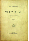 Medytacye Tom 1 ok 1913 r.