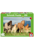 Puzzle 200 Konie - rodzinne zdjęcie