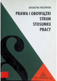 Prawa i obowiązki stron stosunku pracy