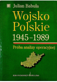 Wojsko polskie 1945-1989 Próba analizy operacyjnej