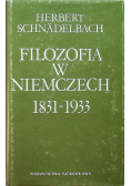 Filozofia w Niemczech 1831 - 1933