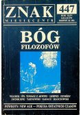 Miesięcznik znak Nr  447 / 92 Bóg filozofów