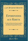 Epimenides aus Kreta reprint z 1801 r.