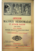 Officium Majoris Hebdomadae et Octavae Paschae 1923 r.