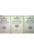 Kochanowski Dzieła wszystkie 3 tomy
