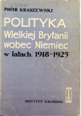 Polityka Wielkiej Brytanii wobec Niemiec w latach 1918 - 1925
