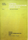 Studia wokół problematyki esse