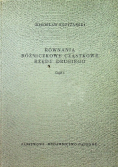 Równania różniczkowe cząstkowe rzędu drugiego Część 1