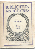 Paul Verlaine wybór poezji