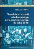 Narodziny i rozwój Akademickiego Związku Sportowego do roku 1949