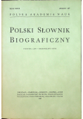 Polski Słownik Biograficzny Tom XXX nr 2 Zeszyt 125