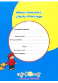 Arkusz obserwacji dziecka 4-letniego