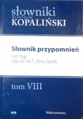 Słownik przypomnień Tom VII Część 2